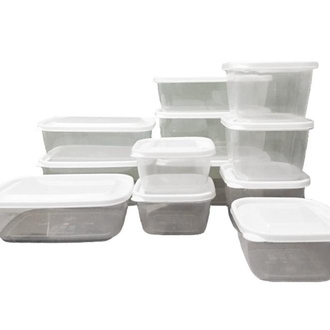 White Food Container set isi 12pcs Frenzy Fresh Set by Green Leaf