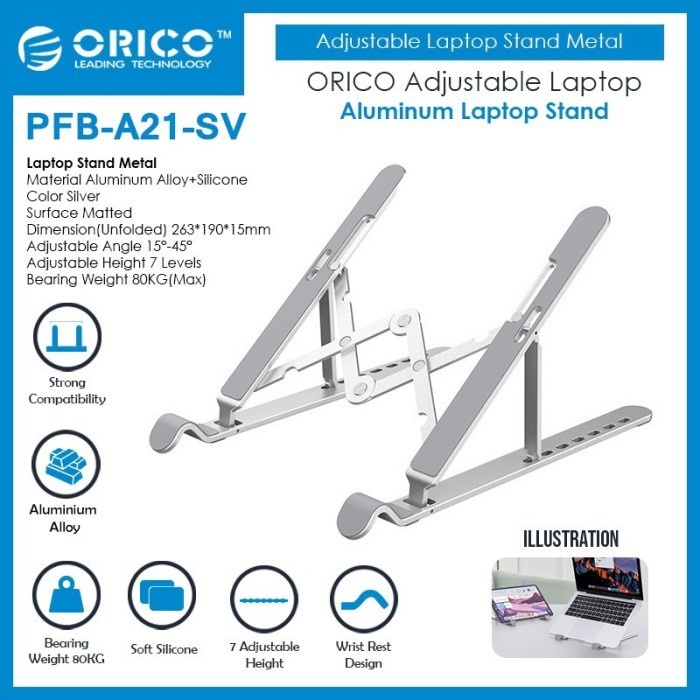 ORICO Stand Laptop Adjustable Laptop Stand - PFB-A21