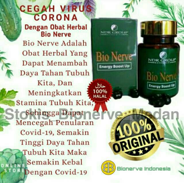 Bio Nerve Bio Nervee Herbal Original Indonesia