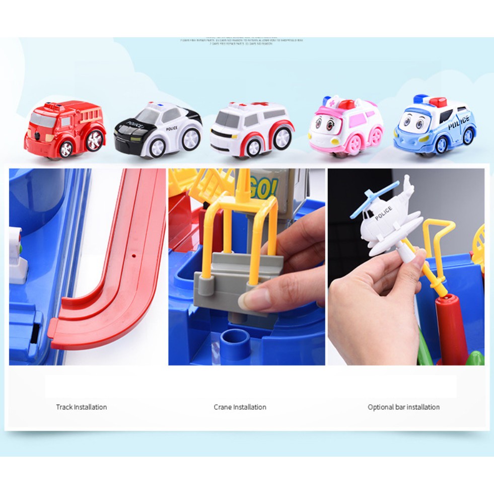 Mainan Anak Car adventure / Brain Game Manipulative Resques Squad / Simulasi Mobil-Mobilan / Mainan Edukasi / Hadiah Ultah Unik / Kado Anak Edukatif