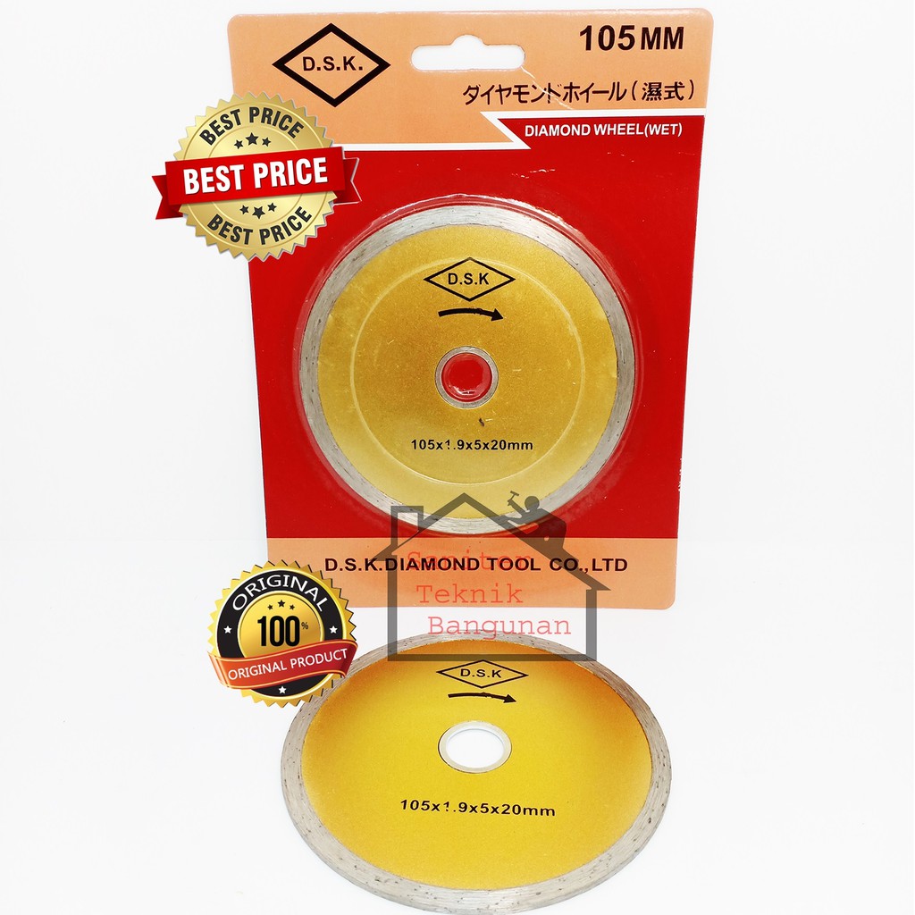 MATA POTONG KERAMIK DSK 4&quot; INCH 105 MM-ALAT POTONG KERAMIK-DIAMOND TOOL