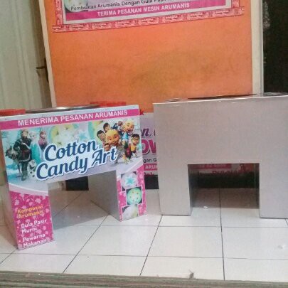 

STICKER STIKER COVER MESIN ARUMANIS COTTON CANDY ART