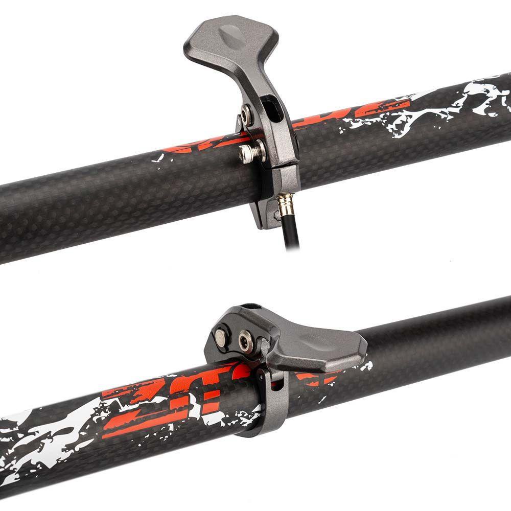 Lanfy MTB Dropper Seatpost Sepeda Jalan Aluminium Alloy Internal Routing Remote Tuas 30.9mm 31.6mm Sepeda Part Kursi Tabung