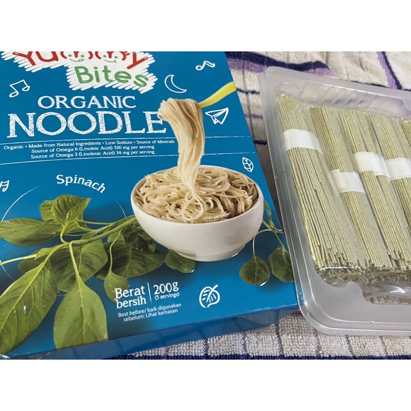 Yummy bites organic noodle - mi organik | mie mpasi