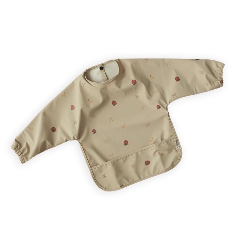 Lilleboo Waterproof Long Sleeve Bib / Smock Bib / Celemek Baju