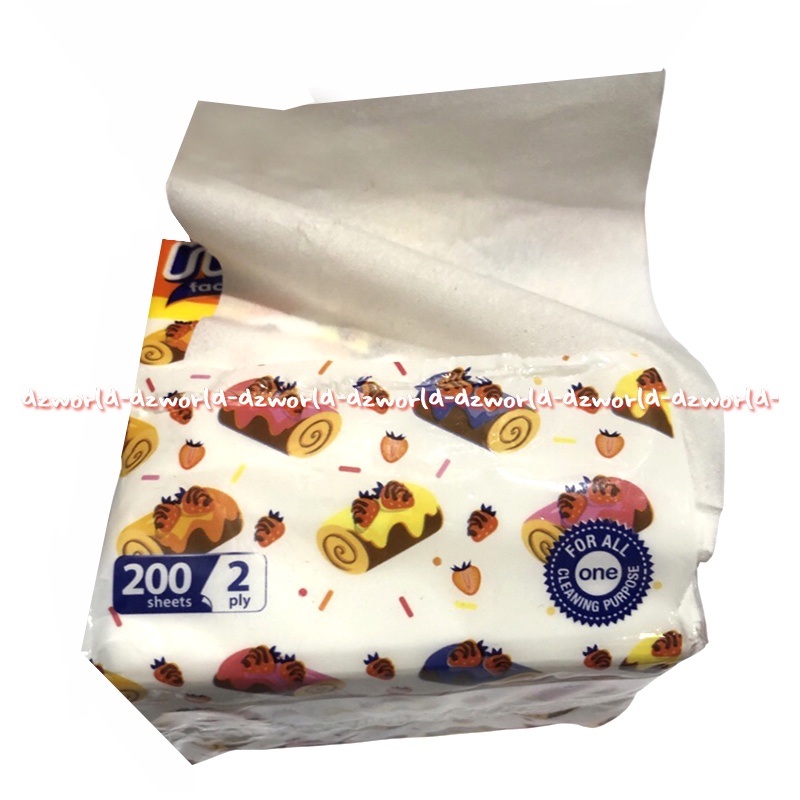 Nice Facial Tissue 200 sheets 2ply Tisu Wajah Kecil Nais Tisue Tissu