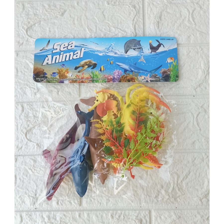 Binatang Laut Sea Animal Isi 6 pcs 062MainanAnak