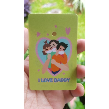 Hari Ibu Series I Love U Mom Dad Series Emas 24 K 0.025 - 0.1 gram Emasin minigold