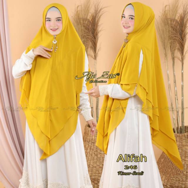 Khimar hijab jilbab alifah aje zas