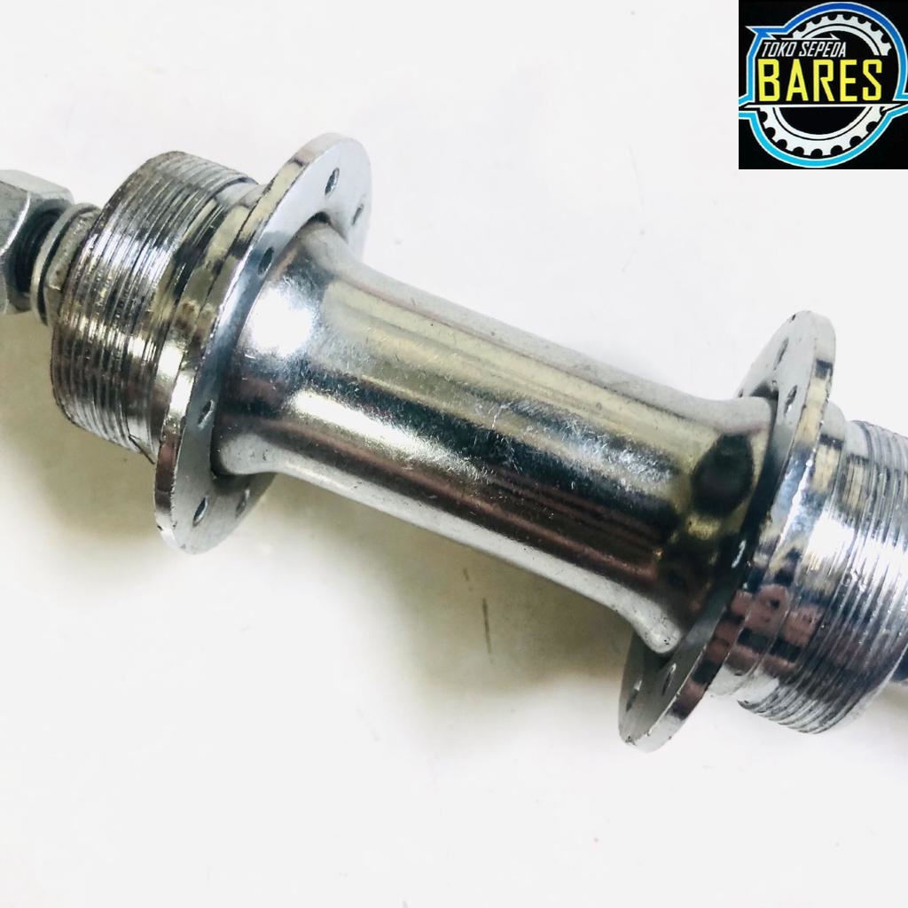 Hub Depan / Belakang Sepeda Frontis Lubang 16 Double Drat / Bos Pelor Drat Ulir India