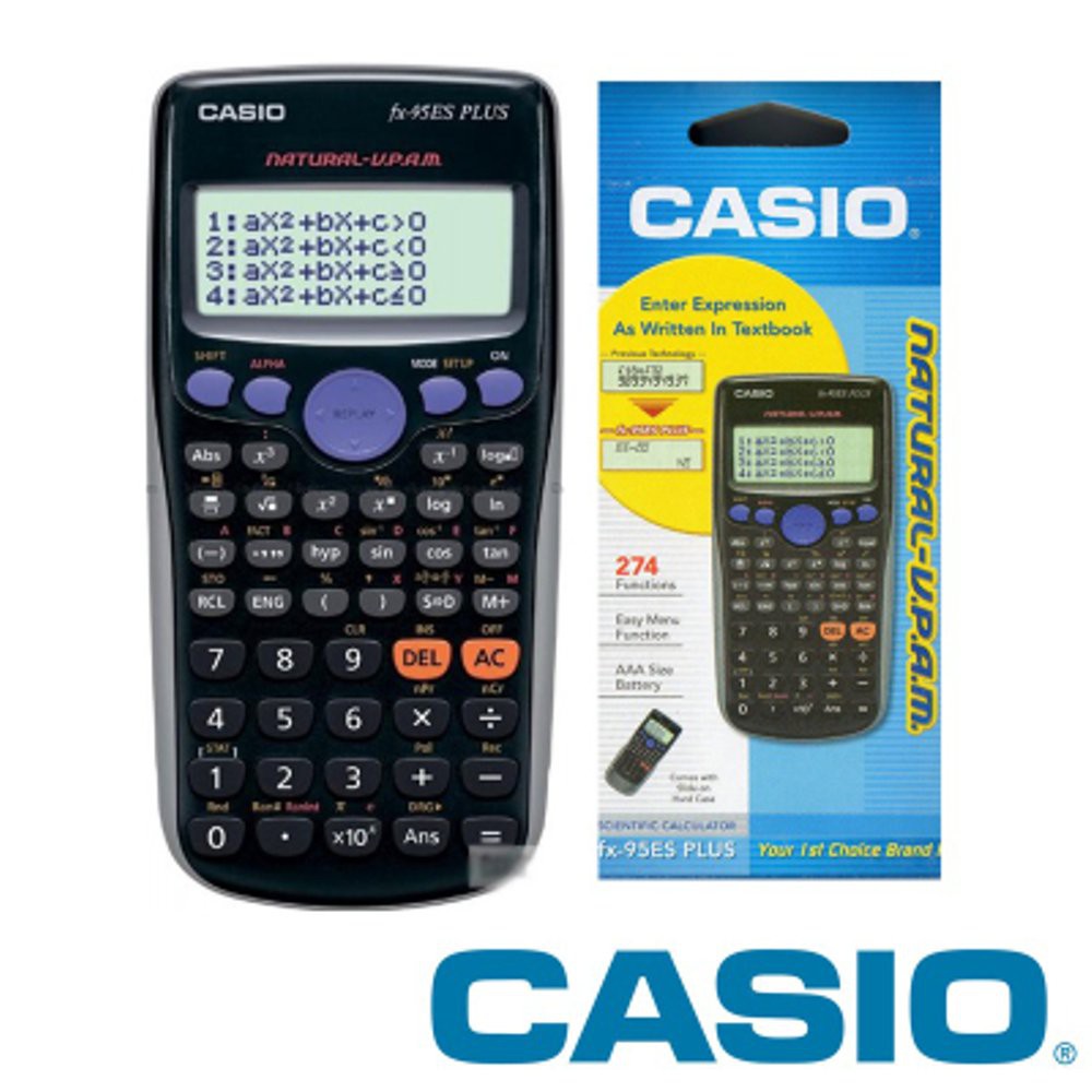 

Ready Stok CASIO FX 95ES PLUS SCIENTIFIC CALCULATOR KALKULATOR ILMIAH Grosir Lebaran