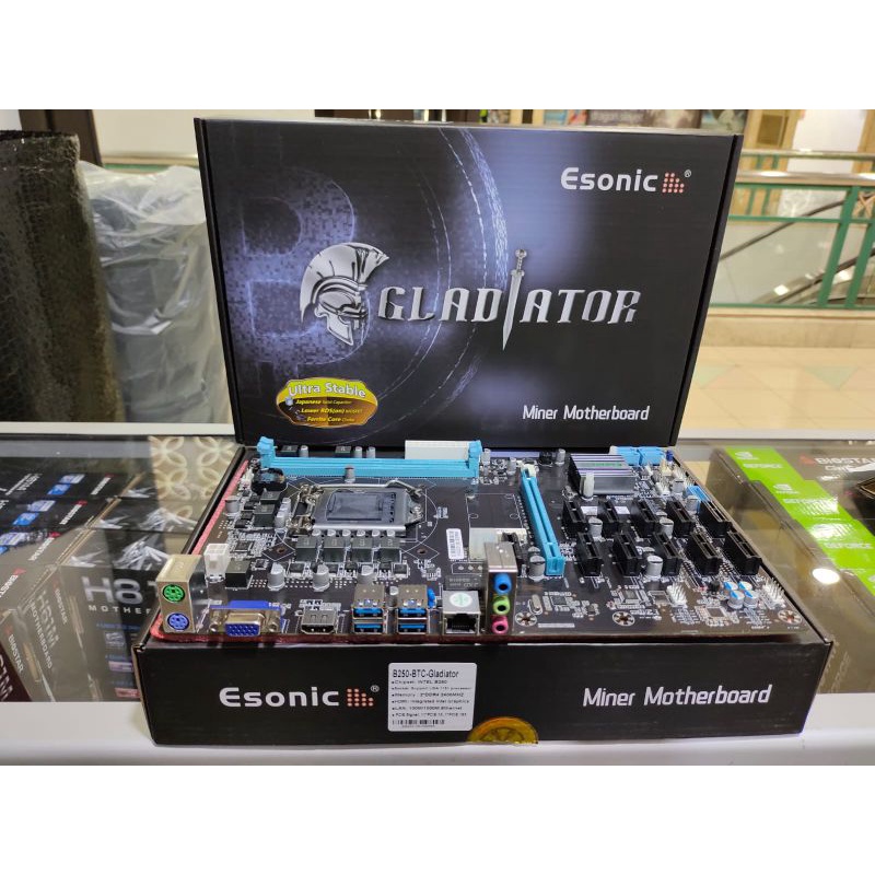 MOTHERBOARD ESONIC B250 MINING 12 SLOT
