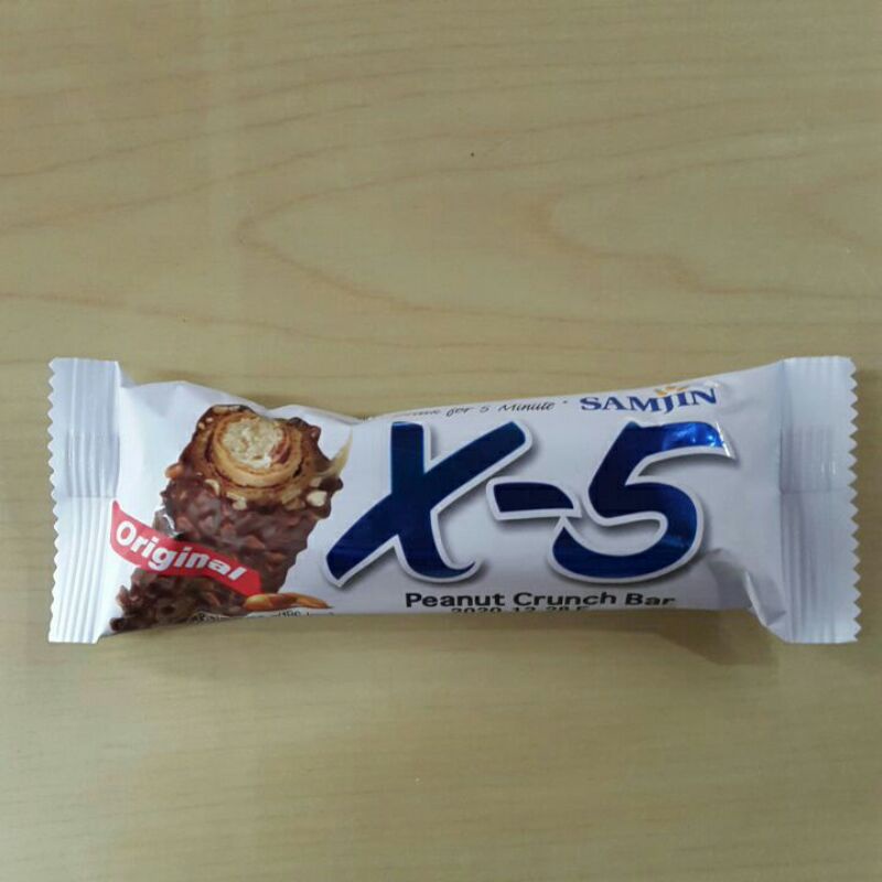 

Flash Sale Samjin X5 Peanut Butter Bar / Coklat Bar Korea 36gr