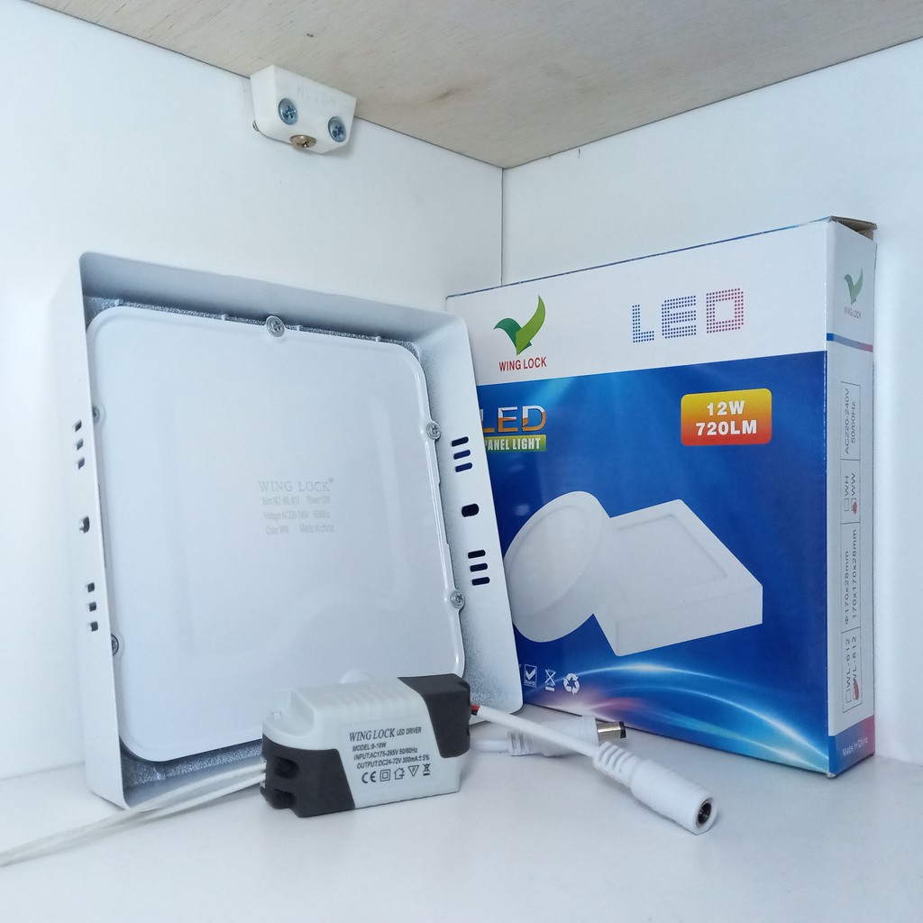 LAMPU DOWNLIGHT LED 12 WATT KUNING OUTBOW LAMPU PANEL LED 12w KOTAK OB