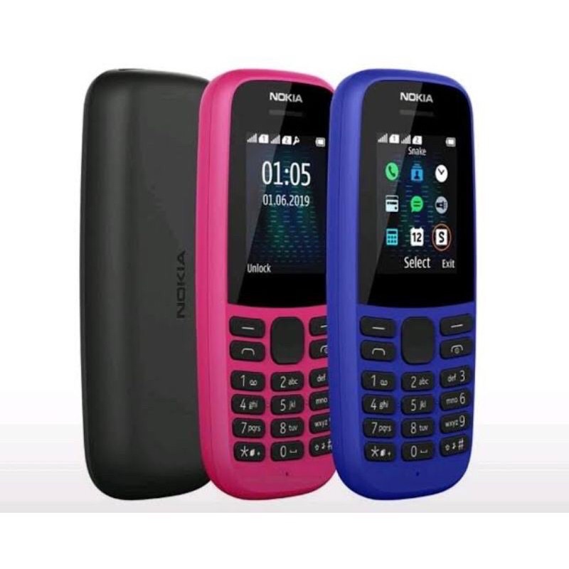 NOKIA 105 4TH EDITION 2019 HP DUAL SIM BAHASA INDONESIA