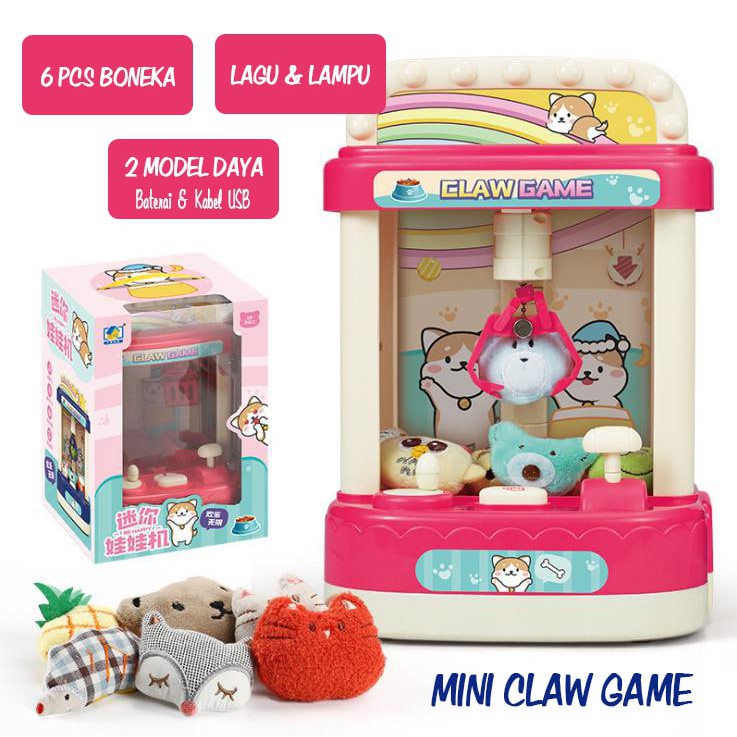 MAINAN CAPIT BONEKA CLAW GAME MACHINE