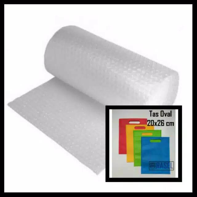 

Bubble warp + goodie bag