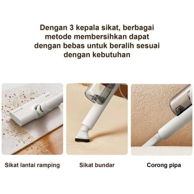 Deerma DX300 Handheld Vacuum Cleaner 15 KPAPenyedot Debu