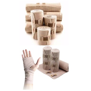 Bandage elastic Perban Patah Tulang Kain coklat 15cm x 4,5m