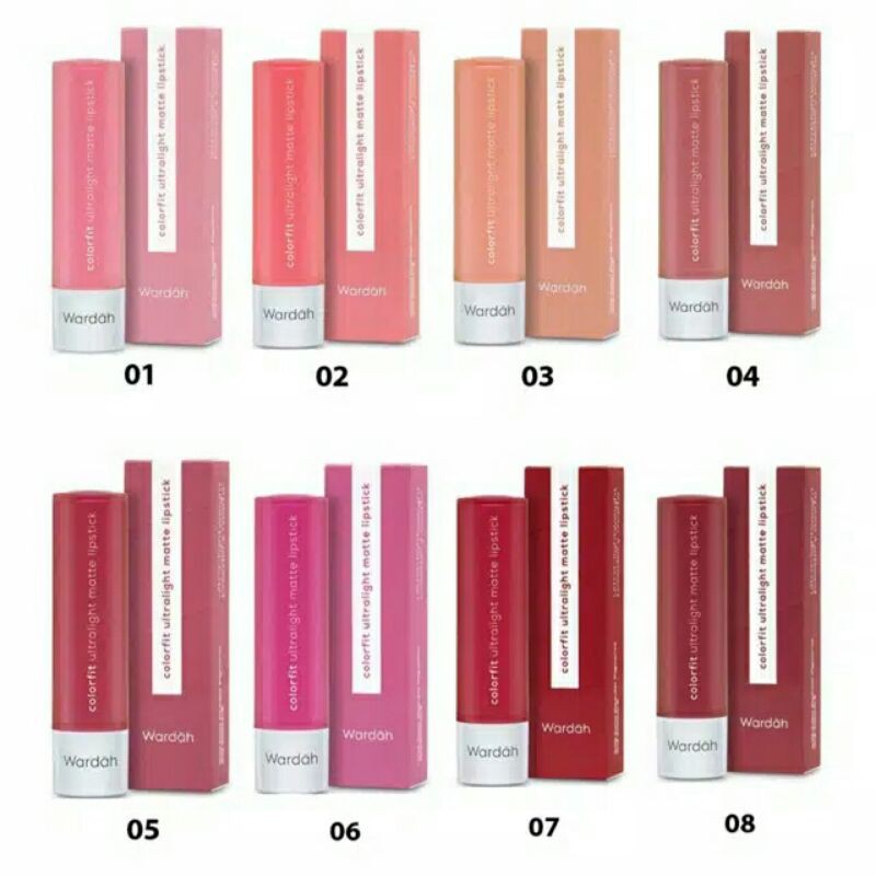 ❤️GROSIR❤️ WARDAH COLORFIT ULTRALIGHT MATTE LIPSTICK