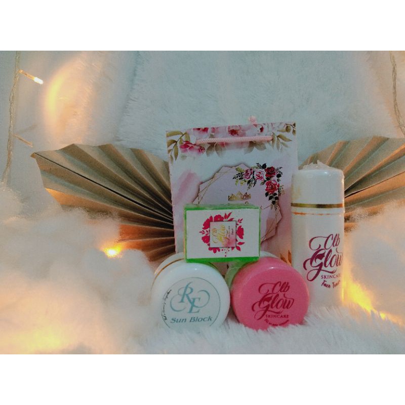 SKINCARE CLB GLOW / PAKET KOMPLIT / FREE KAPAS