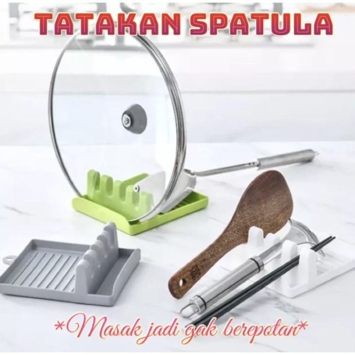 TATAKAN SPATULA TATAKAN TUTUP PANCI TATAKAN ALAT MASAK SPATULA Grosir