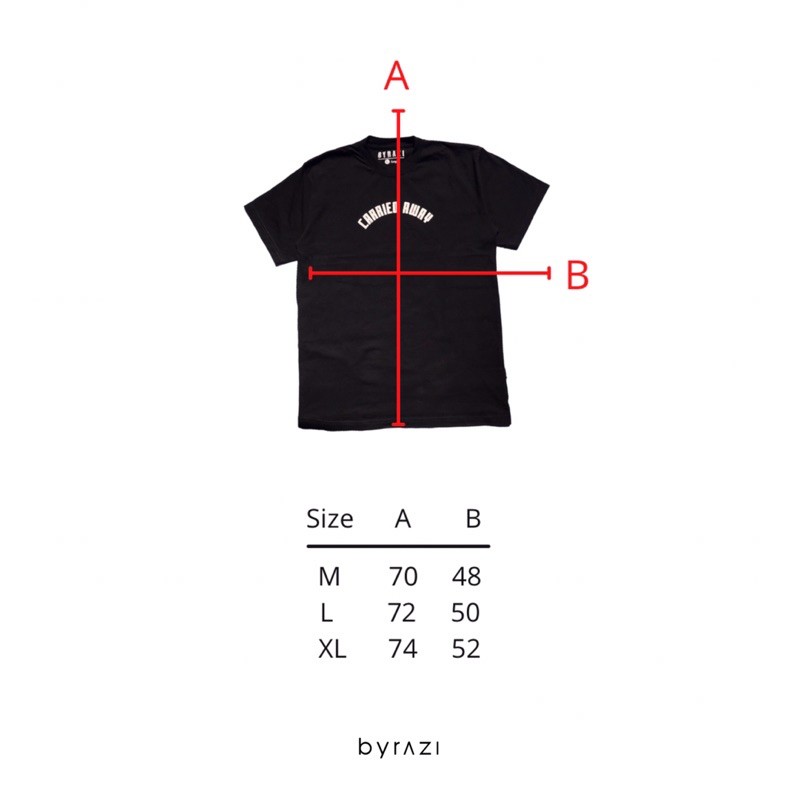 byrazi_ Kaos / T-shirt Carried Away / byrazi_