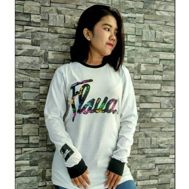 hadiah KAOS DISTRO LENGAN PANJANG FLAVA   KAOS LONG SLEEVE LONG SKATE Diskon