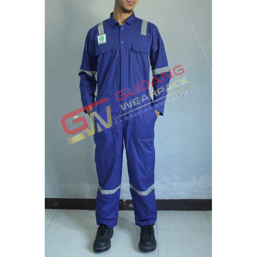 Gudang Wearpack - Pakaian Kerja Seragam Proyek Coverall - Terusan - One Piece Warna Benhur