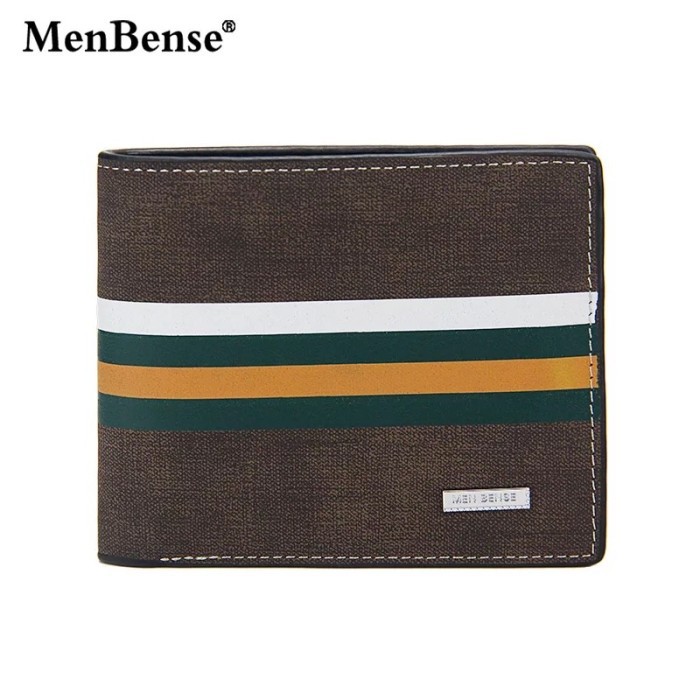 Dompet Pendek Dompet Kulit Pria MenBense Strip 1906