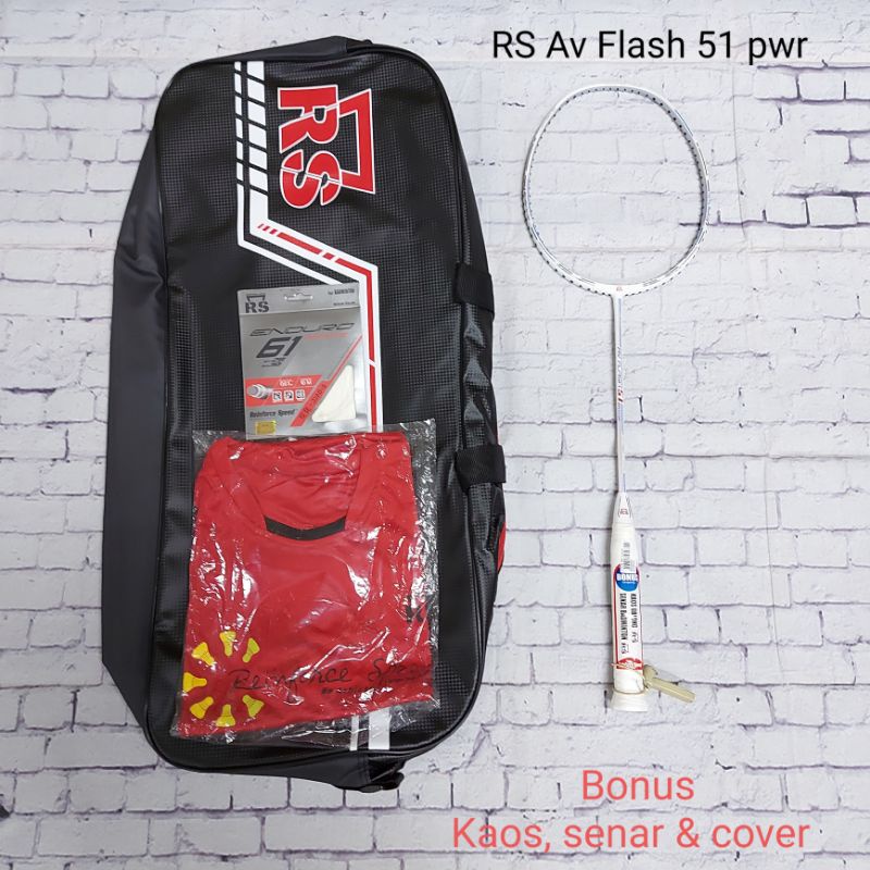 RAKET BADMINTON REINFORCE SPEED RS AV FLASH 51 POWER ORIGINAL