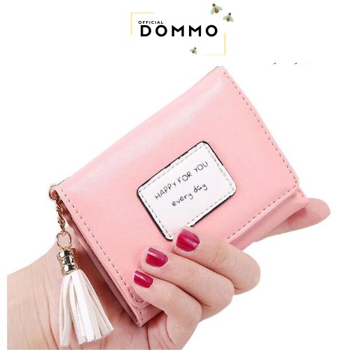 [LOKAL] DOMMO - D1110 DOMPET TASEL - Dompet Lipat Mini MORYMONY BISA COD DARI JAKARTA