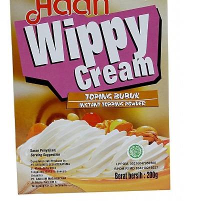 

Miliki HAAN Wippy Cream 200gr Topping Bubuk Instant