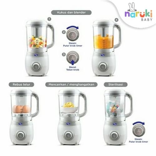 Baby Safe LB012 6in1 Food Maker Processor Babysafe Steamer Blender