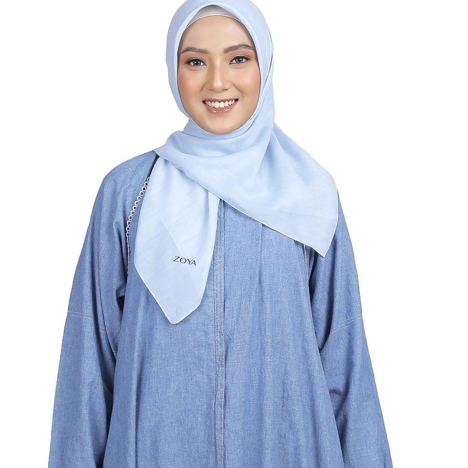 Sangat Nyaman.. Zoya Scarf Kerudung Hijab Segiempat Azra Scarf