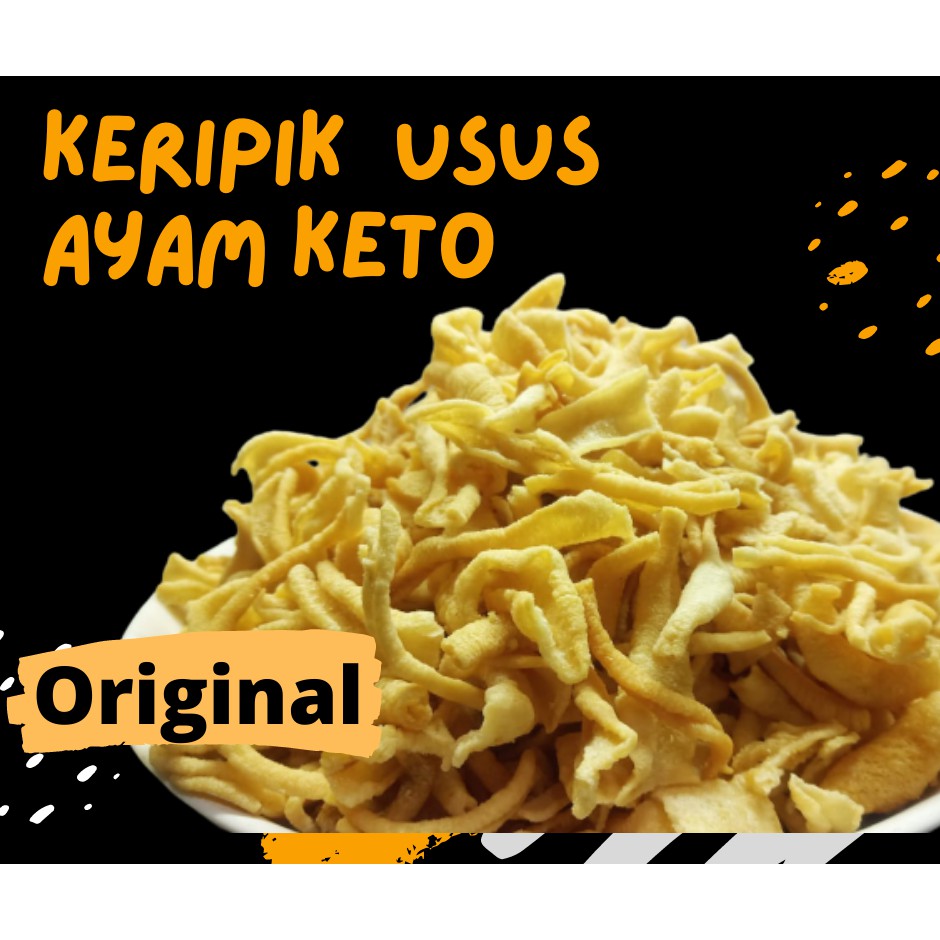 

KRIPIK USUS PEDAS CIKRUH dan original untuk diet KETO