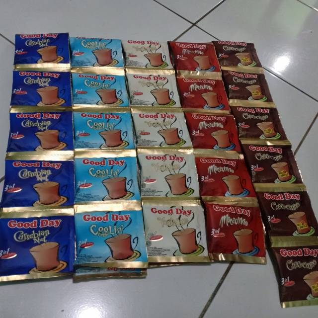 

Kopi good day sachet renceng (10sachet)