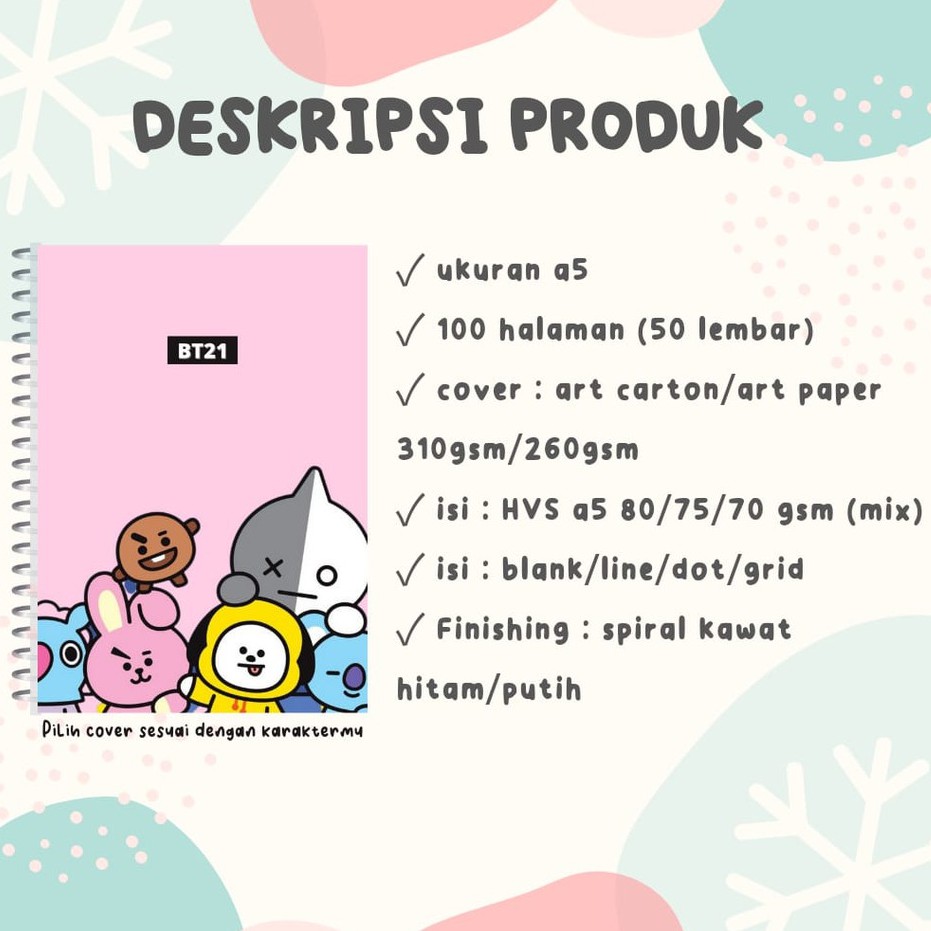 

Korean notebook/Notebook a5/ Notebook kpop/ Notebook spiral