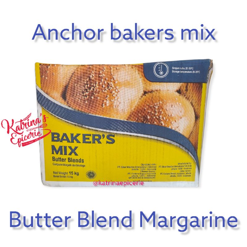 

Anchor Bakers Mix 1 Kg Butter Blending Margarine Mentega Serbaguna