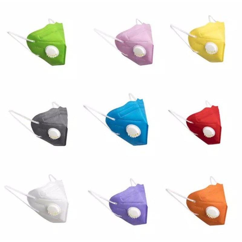 Masker KN95 Katup Filter Earloop Surgical Mask 3D Respirator Original Anti Virus Medis N95 ORI