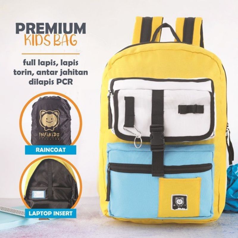 Tas Ransel Punggung Anak Sekolah Bahan Premium Garansi Original Bahan Cordura