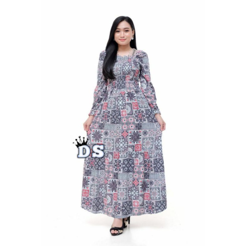 GAMIS HOMEY DRESS RAYON VISCOSE ADEM SUNRISE SYARI