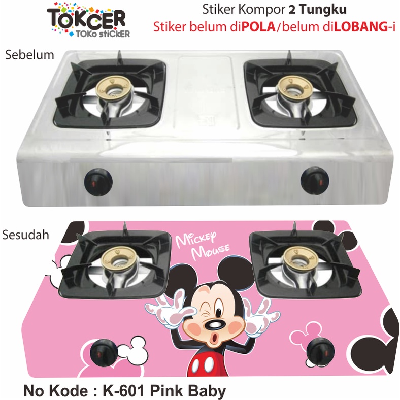 STIKER Kompor 2 Tungku MICKEY MOUSE