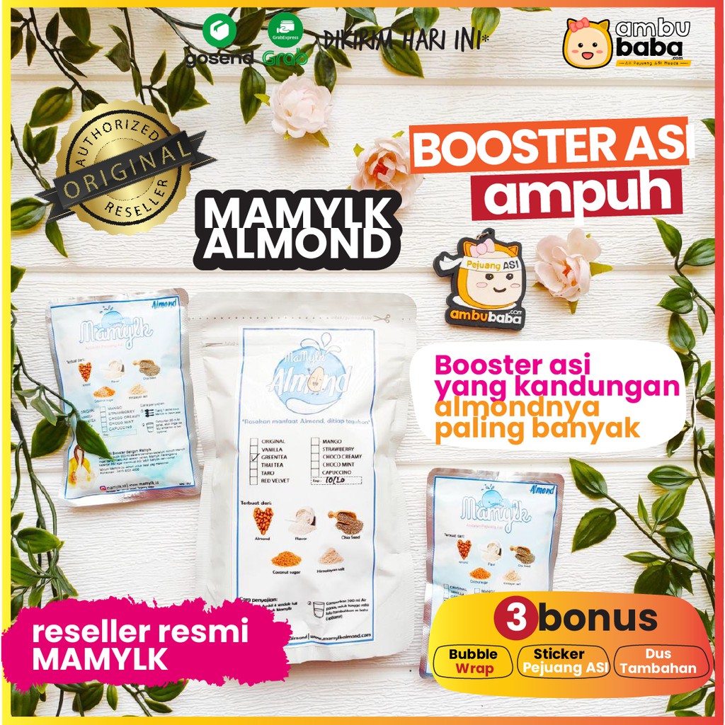 Asi booster / Pelancar asi SUSU ALMOND Mamylk Almond Bubuk