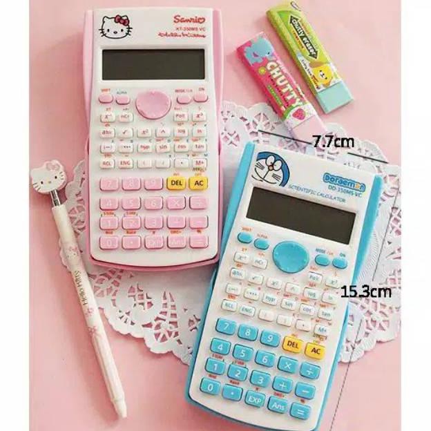 

PROMO MURAH KALKULATOR SCIENTIFIC / ILMIAH / SAINS MOTIF DORAEMON HELLO KITTY KALKULATOR SEKOLAH