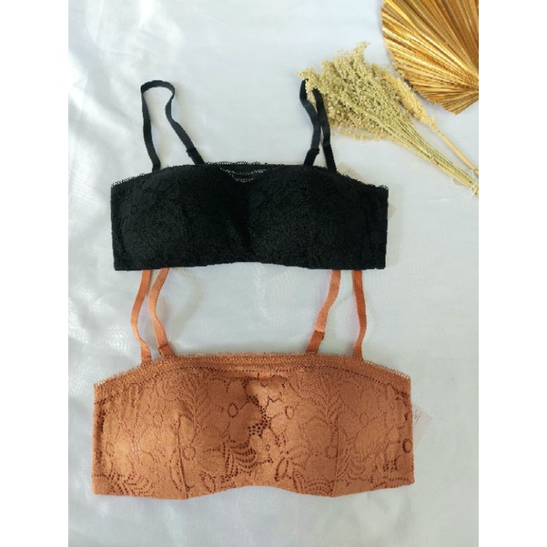 AUDEN WIRELESS LACE KEMBEN BRA Daily Wear + free hangernya