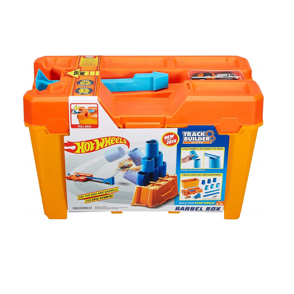 HOT WHEELS Track Builder Barrel Box 