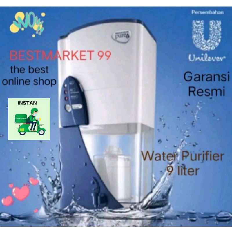 Pure It Unilever Germ Kill 9Liter / Total 23 Liter Clasic Mesin Pure It komplit. Free paking aman buble plus Dobel Karton