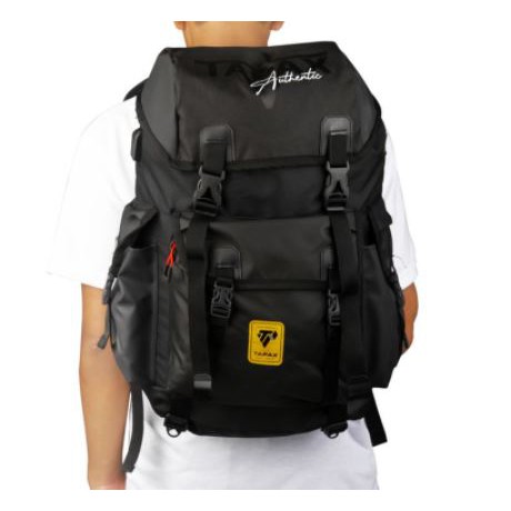 Tas Ransel Backpack Waterproof Bosky Black Zetshop