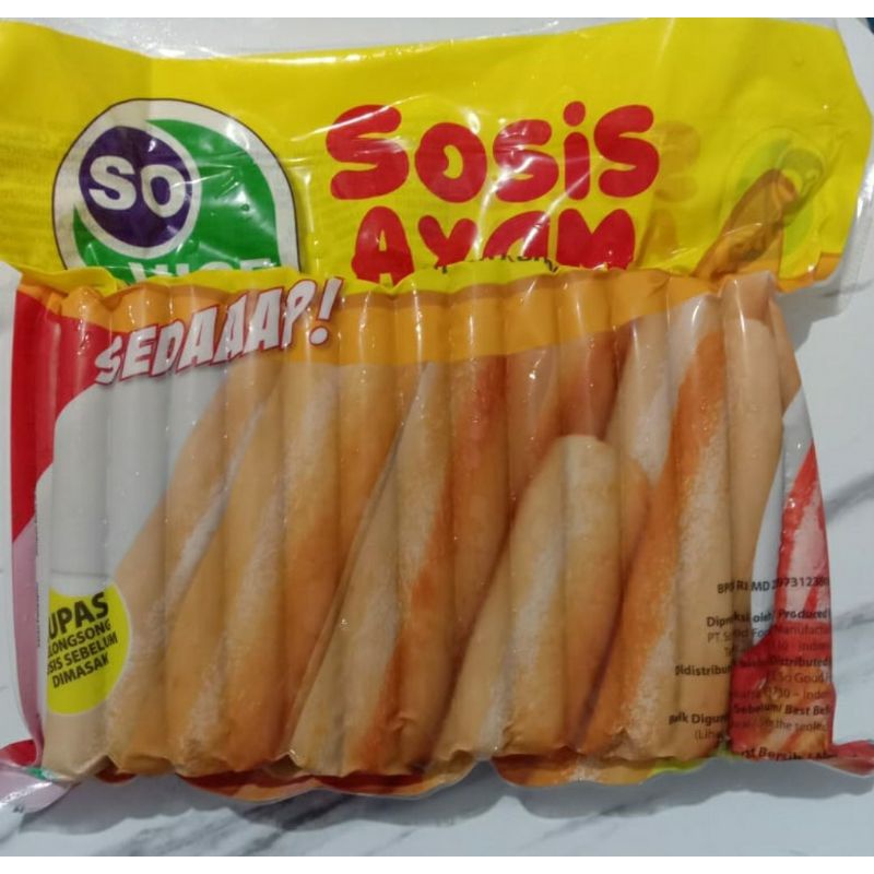 

So nice sosis ayam 1 kg